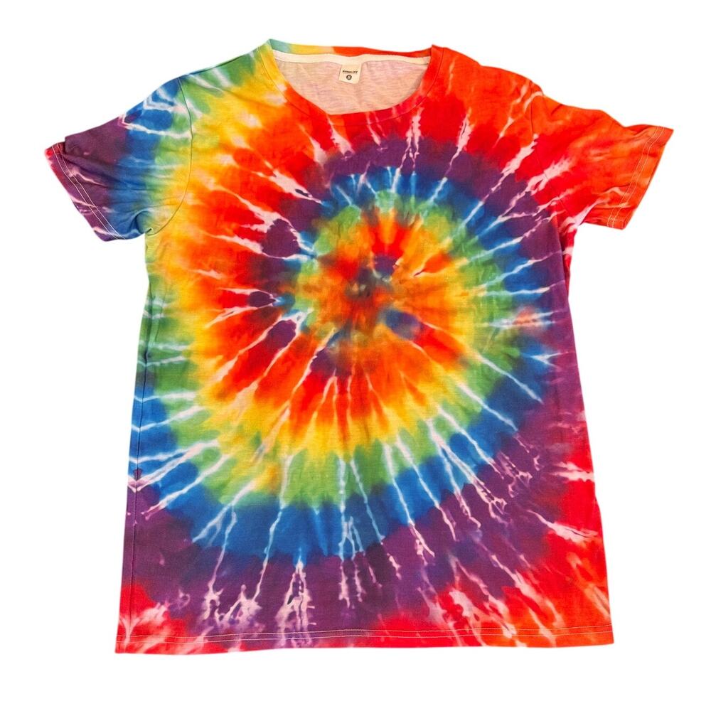 Bombline Rainbow Tie Dye T-Shirt Small